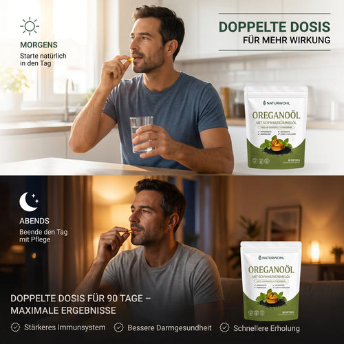 Doppelte Dosis morgens und abends